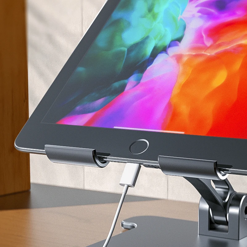 GTWIN Tablet Stands For iPad Case Adjustable Foldable Height Angle Phone Tablet Holder Desk Accessories Folding Metal Support
GTWIN Tablet Stands For iPad Case Adjustable Foldable Height Angle Phone Tablet Holder Desk Accessories Folding Metal Support