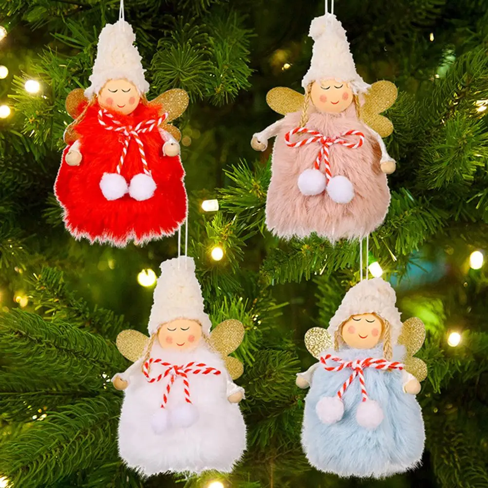4Pcs Plush Angel Ornaments Hanging Angel Girl Pendants For Christmas Tree Decorations Soft Texture The Perfect Gift High Quality
4Pcs Plush Angel Ornaments Hanging Angel Girl Pendants For Christmas Tree Decorations Soft Texture The Perfect Gift High Quality