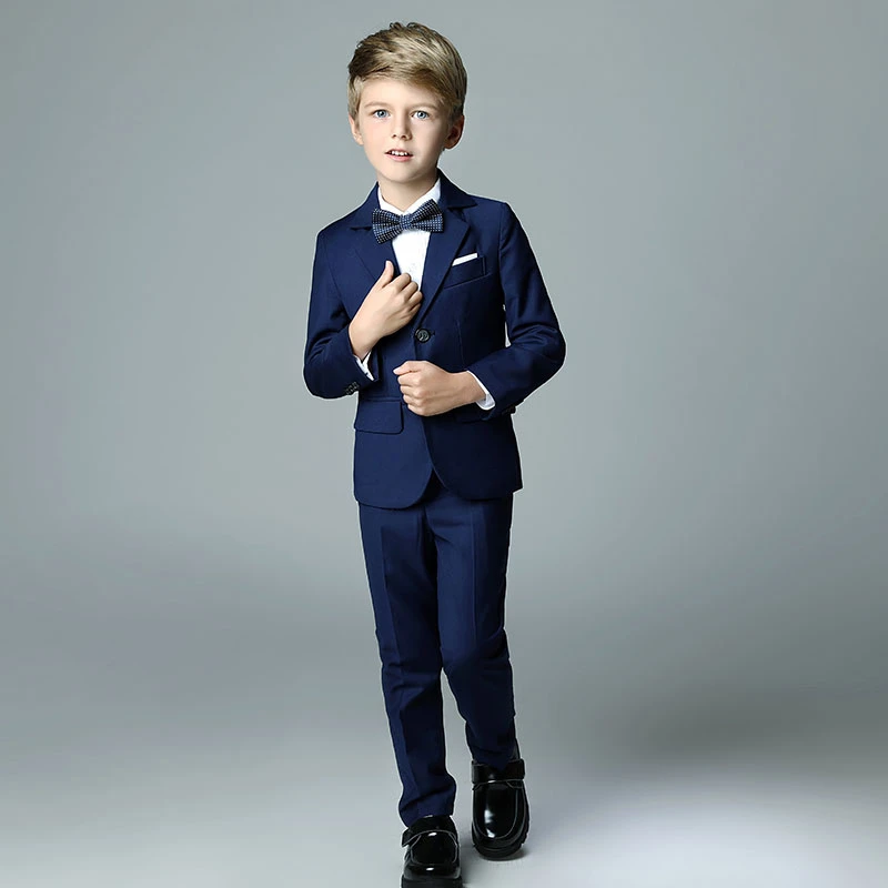 Children Formal Dress Suit Sets Flowwer Boys Blazer +Vest + Pant 3pcs Outfits Kids Wedding Party Piano Performance Host Costume
Children Formal Dress Suit Sets Flowwer Boys Blazer +Vest + Pant 3pcs Outfits Kids Wedding Party Piano Performance Host Costume