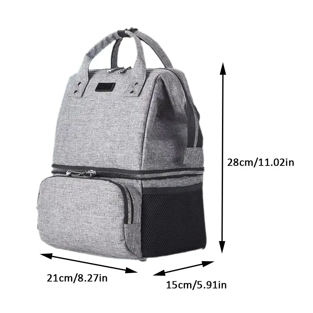 New Mummy Bag Waterproof Shoulder Double Dry Wet Separation Insulation Lunch Breast Milk Preservation Milk Bottle Travel Bag
New Mummy Bag Waterproof Shoulder Double Dry Wet Separation Insulation Lunch Breast Milk Preservation Milk Bottle Travel Bag