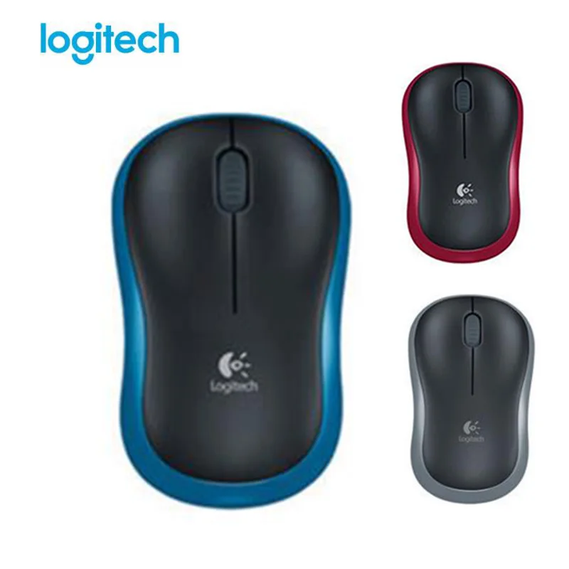 Оригинальная беспроводная мышь logitech M185 1000 dpi офисный компьютер USB нано приемник