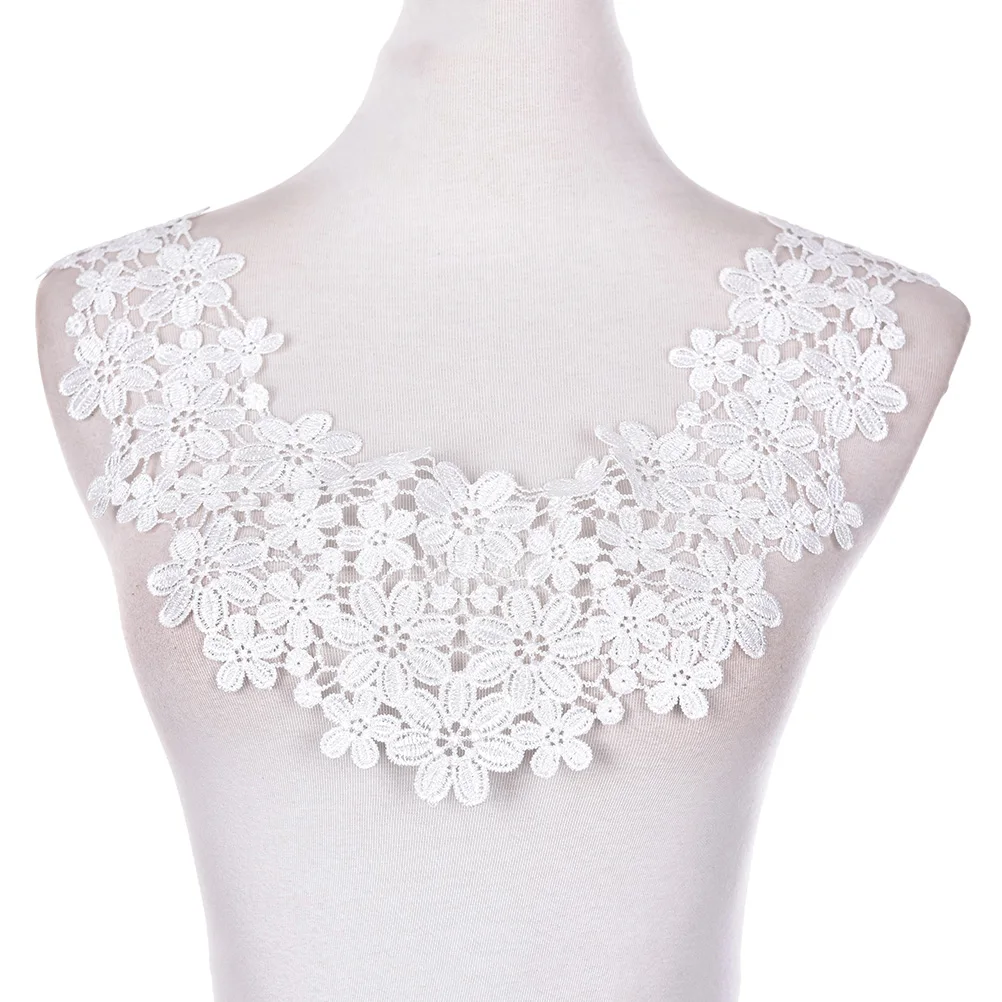 7styles Floral Lace Fabric Applique Embroidered Neck Collar Sewing Trim Clothes Neckline Embroidery Edge 1 PC
7styles Floral Lace Fabric Applique Embroidered Neck Collar Sewing Trim Clothes Neckline Embroidery Edge 1 PC