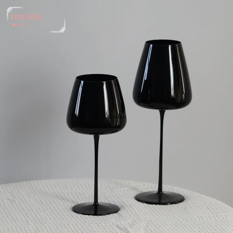 Black Magic Moment Ultra-fine Tall Glass Pure Black Crystal Glass Red Wine Glass Home Decoration Decoration Wine Glass
Black Magic Moment Ultra-fine Tall Glass Pure Black Crystal Glass Red Wine Glass Home Decoration Decoration Wine Glass