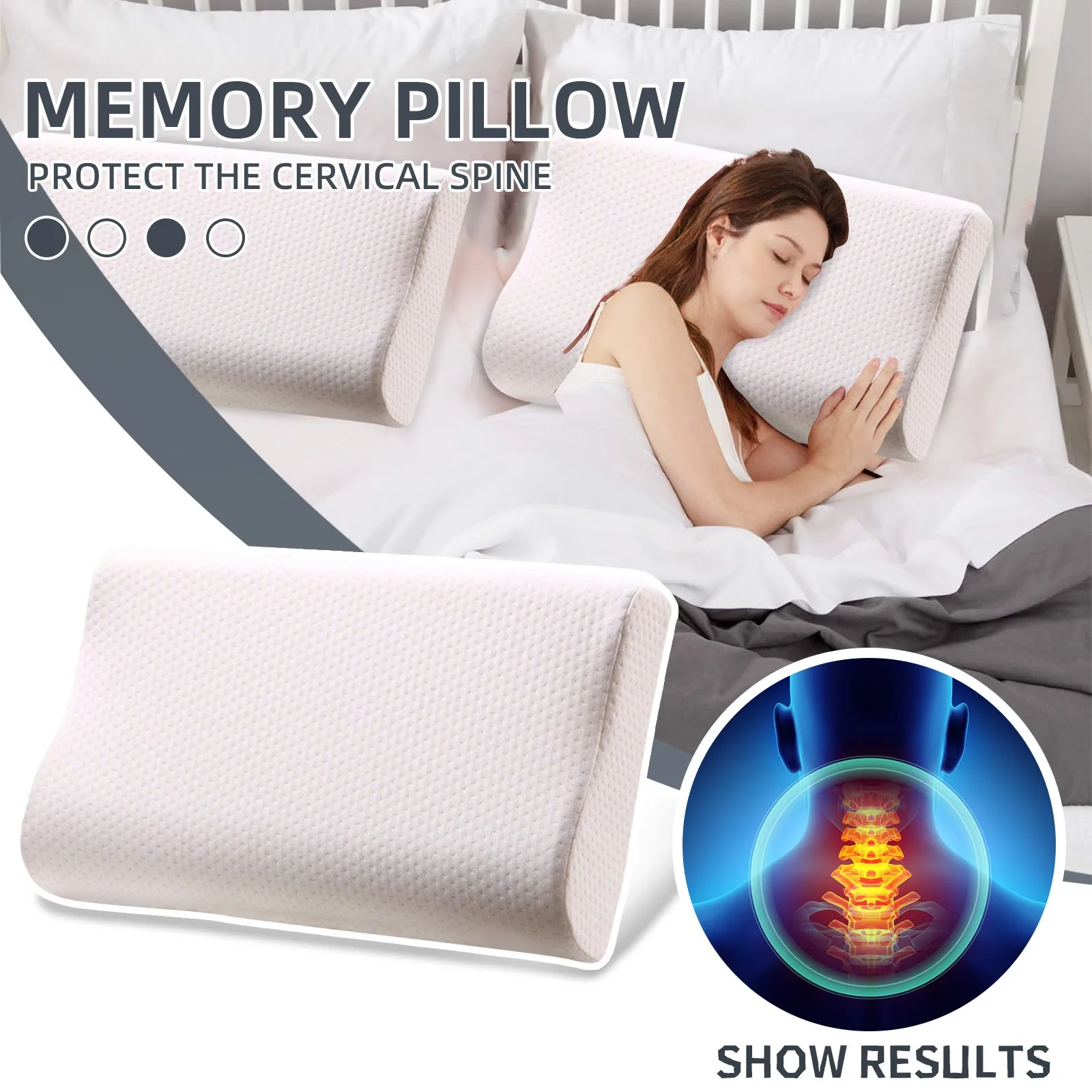 Memory Foam Pillow For Sleep Cervical Pillows Cervical Spine Memory Pillows Relax The Cervical Spine Adult Slow Rebound#g3
Memory Foam Pillow For Sleep Cervical Pillows Cervical Spine Memory Pillows Relax The Cervical Spine Adult Slow Rebound#g3