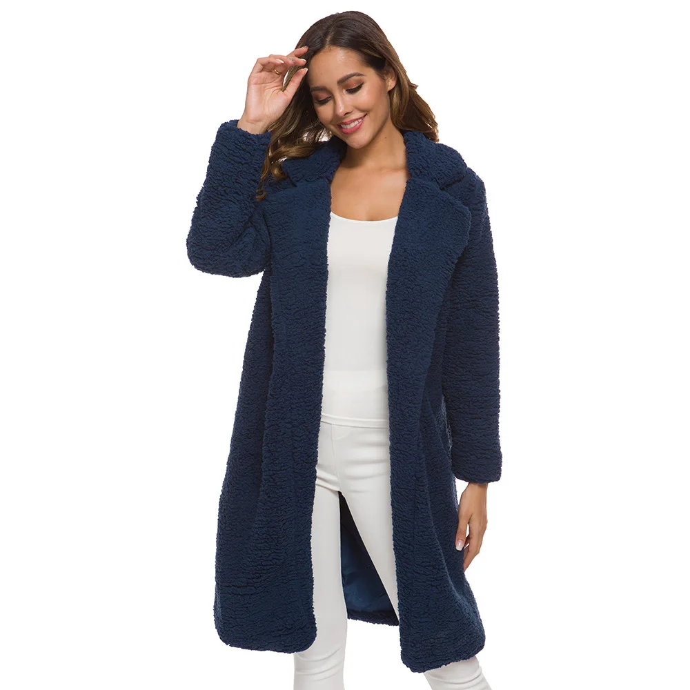 Newest Women's Winter V-Neck Solid Color Plus Velvet Casual Comfortable Loose High-End Jacket
Newest Women's Winter V-Neck Solid Color Plus Velvet Casual Comfortable Loose High-End Jacket