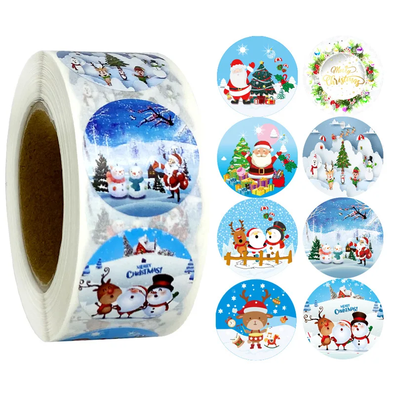 2.5cm Round Merry Christmas Thank You Stickers Seal Labels for Envelope Cards Gift Packaging Scrapbooking Decor 500pcs/roll
2.5cm Round Merry Christmas Thank You Stickers Seal Labels for Envelope Cards Gift Packaging Scrapbooking Decor 500pcs/roll