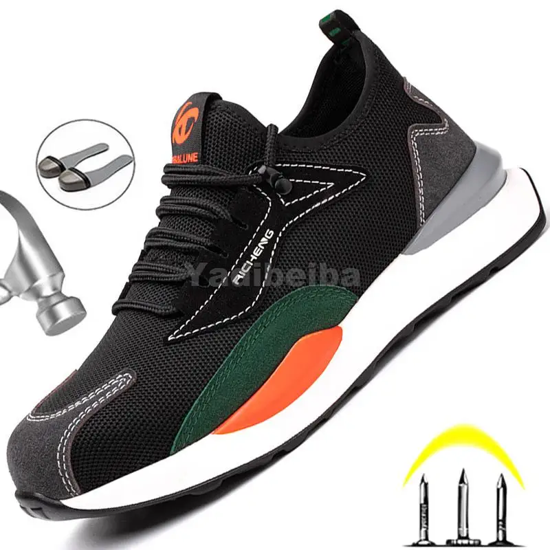 Work Shoes Men Women Safety Boots With Steel Toe Cap Safety Shoes Men Anti-puncture Work Boots Male Work Sneakers Footwear
Work Shoes Men Women Safety Boots With Steel Toe Cap Safety Shoes Men Anti-puncture Work Boots Male Work Sneakers Footwear