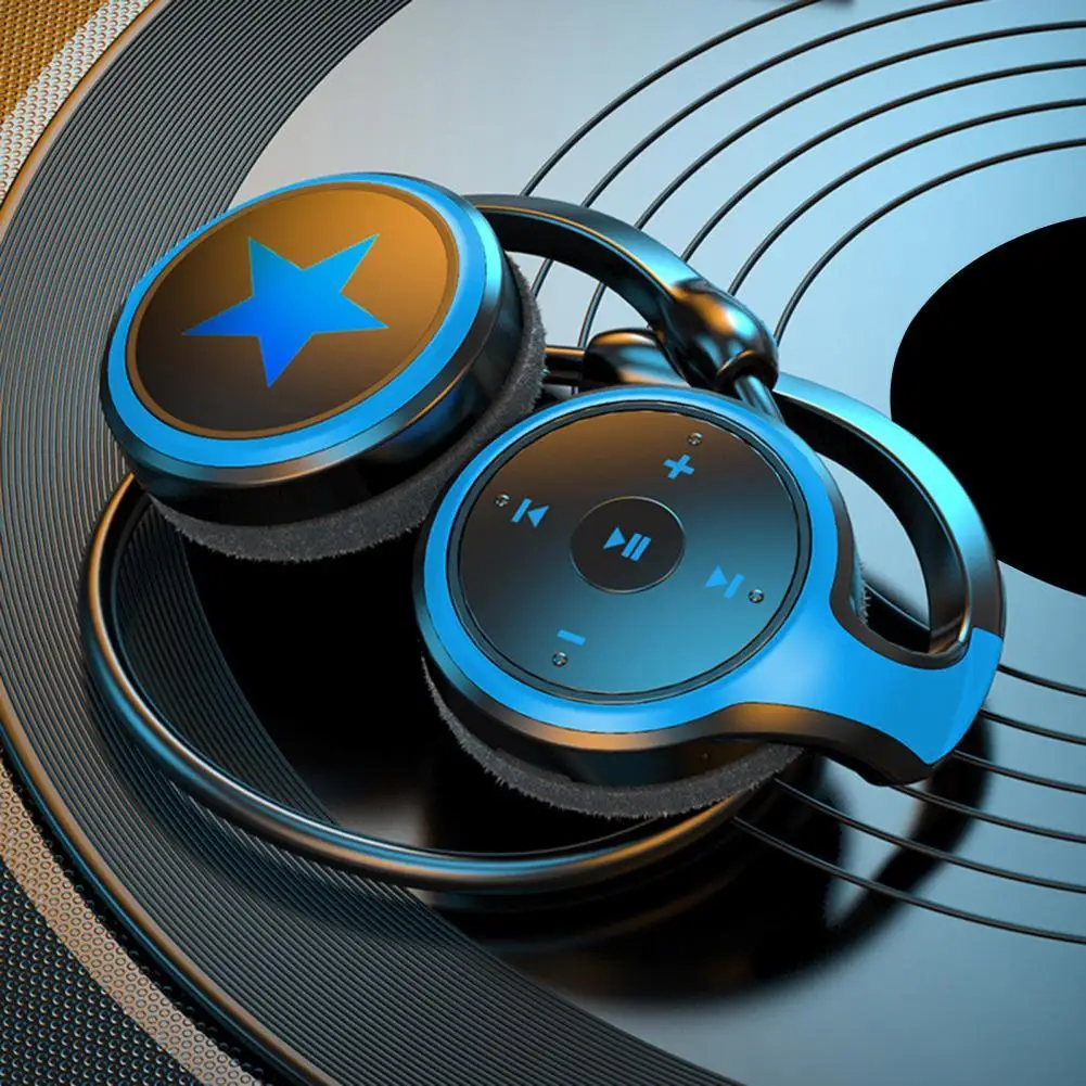 Беспроводная Bluetooth-гарнитура TF-карта памяти радио MP3-плеер наушники для бега