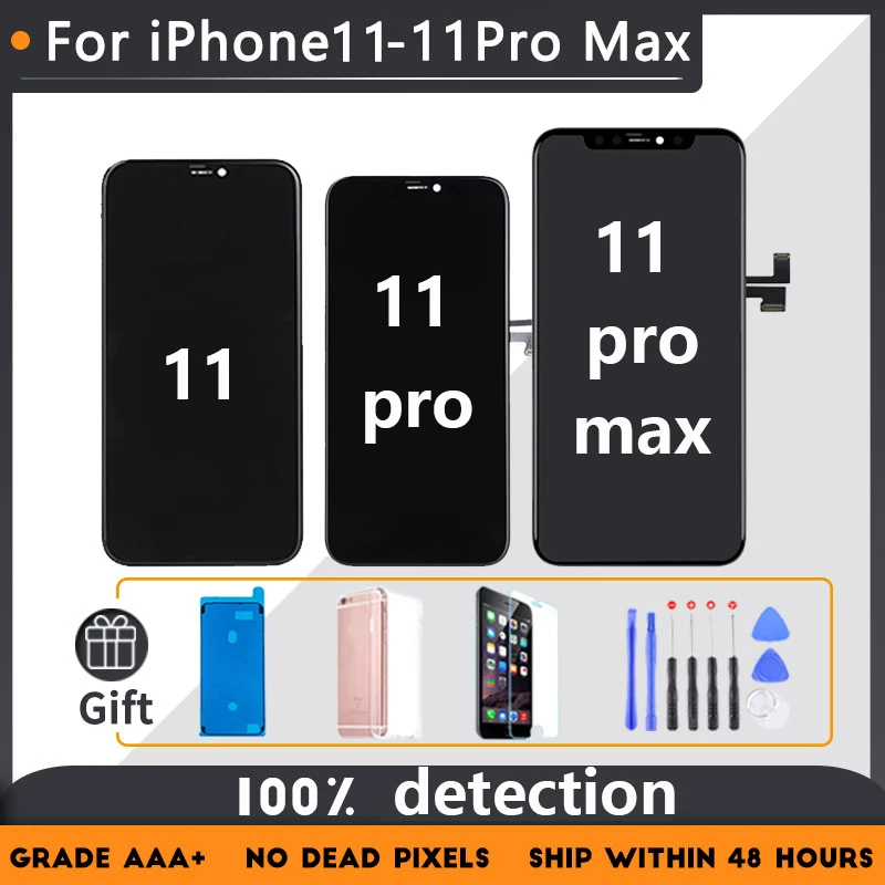 iphone 11 Display Screen For iPhone 11 Pro Max Screen Replacement For iphone 11 LCD 11 pro Screen AAA+ HD
iphone 11 Display Screen For iPhone 11 Pro Max Screen Replacement For iphone 11 LCD 11 pro Screen AAA+ HD