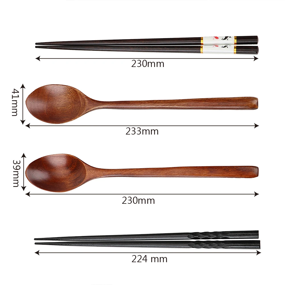 Portable Natural Wooden Cutlery Set Wooden Chopstick Spoon Set Environmentally Sushi Stick with Cloth Pack Kitchen Tableware
Portable Natural Wooden Cutlery Set Wooden Chopstick Spoon Set Environmentally Sushi Stick with Cloth Pack Kitchen Tableware