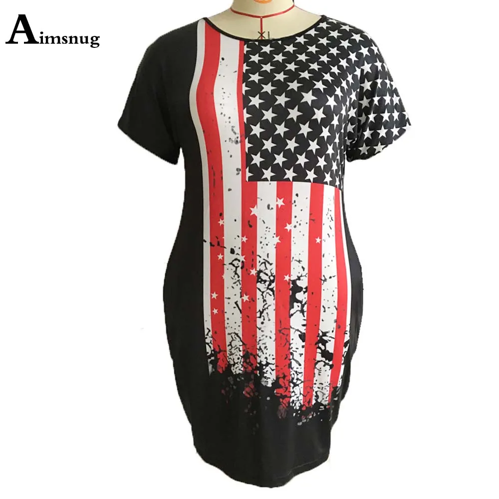 Aimsnug 2021 Summer Womens Elegant Knee-Length Dress Patchwork American Flag Print Dresses with Pocket Female Casual Beach Dress
Aimsnug 2021 Summer Womens Elegant Knee-Length Dress Patchwork American Flag Print Dresses with Pocket Female Casual Beach Dress