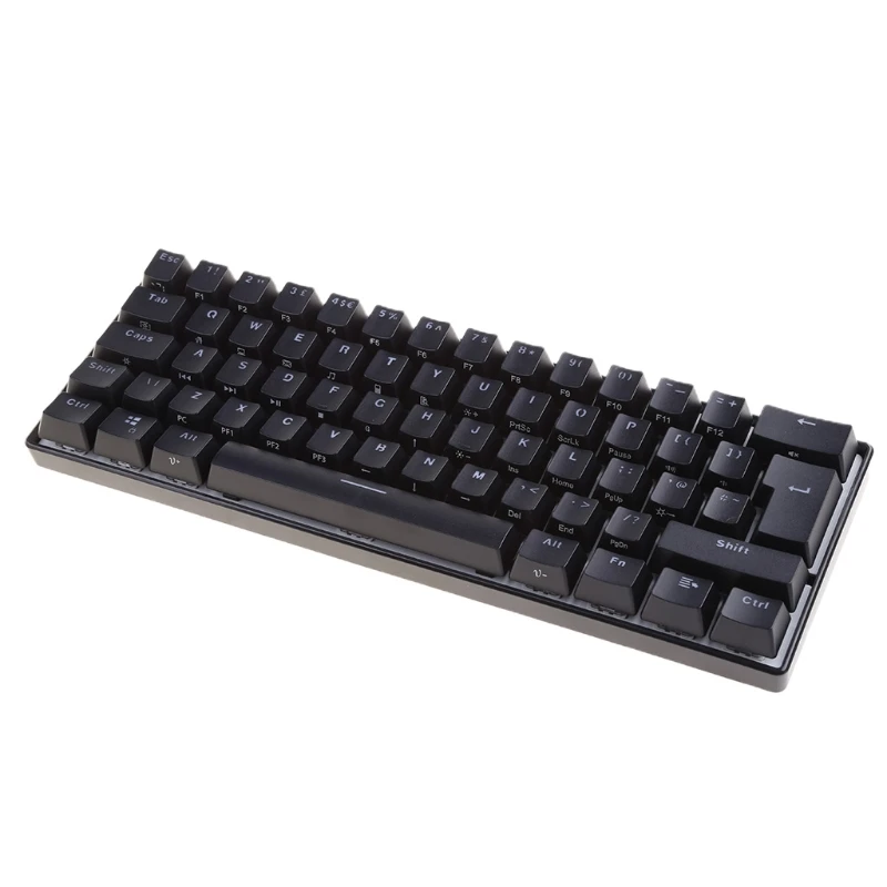 X7AA Mini 60% Mechanical Gaming Keyboard 61 Keys RGB Backlit Wired PBT Keyboard Cap Ultra Compact Blue Switch
X7AA Mini 60% Mechanical Gaming Keyboard 61 Keys RGB Backlit Wired PBT Keyboard Cap Ultra Compact Blue Switch