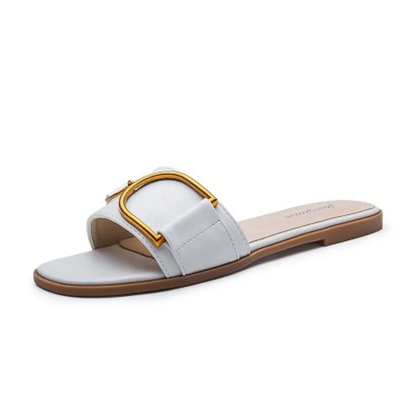 New Arrival Womens Slippers Leather Square Toe Flats Flip Flops Designer Ladies Slides Summer Sandals Women Shoes Zapatos
New Arrival Womens Slippers Leather Square Toe Flats Flip Flops Designer Ladies Slides Summer Sandals Women Shoes Zapatos