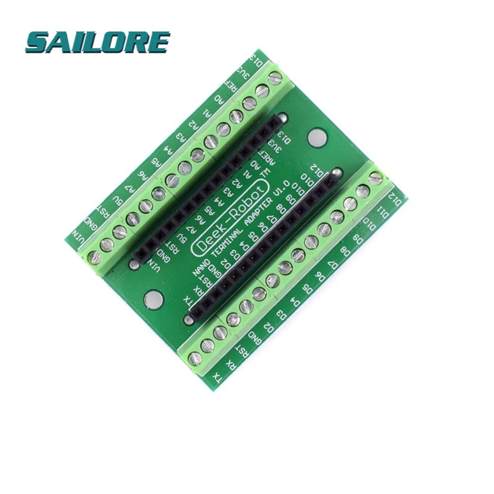 NANO V3.0 3.0 Controller Terminal Adapter Expansion Board NANO IO Shield Simple Extension Plate For Arduino AVR ATMEGA328P
NANO V3.0 3.0 Controller Terminal Adapter Expansion Board NANO IO Shield Simple Extension Plate For Arduino AVR ATMEGA328P