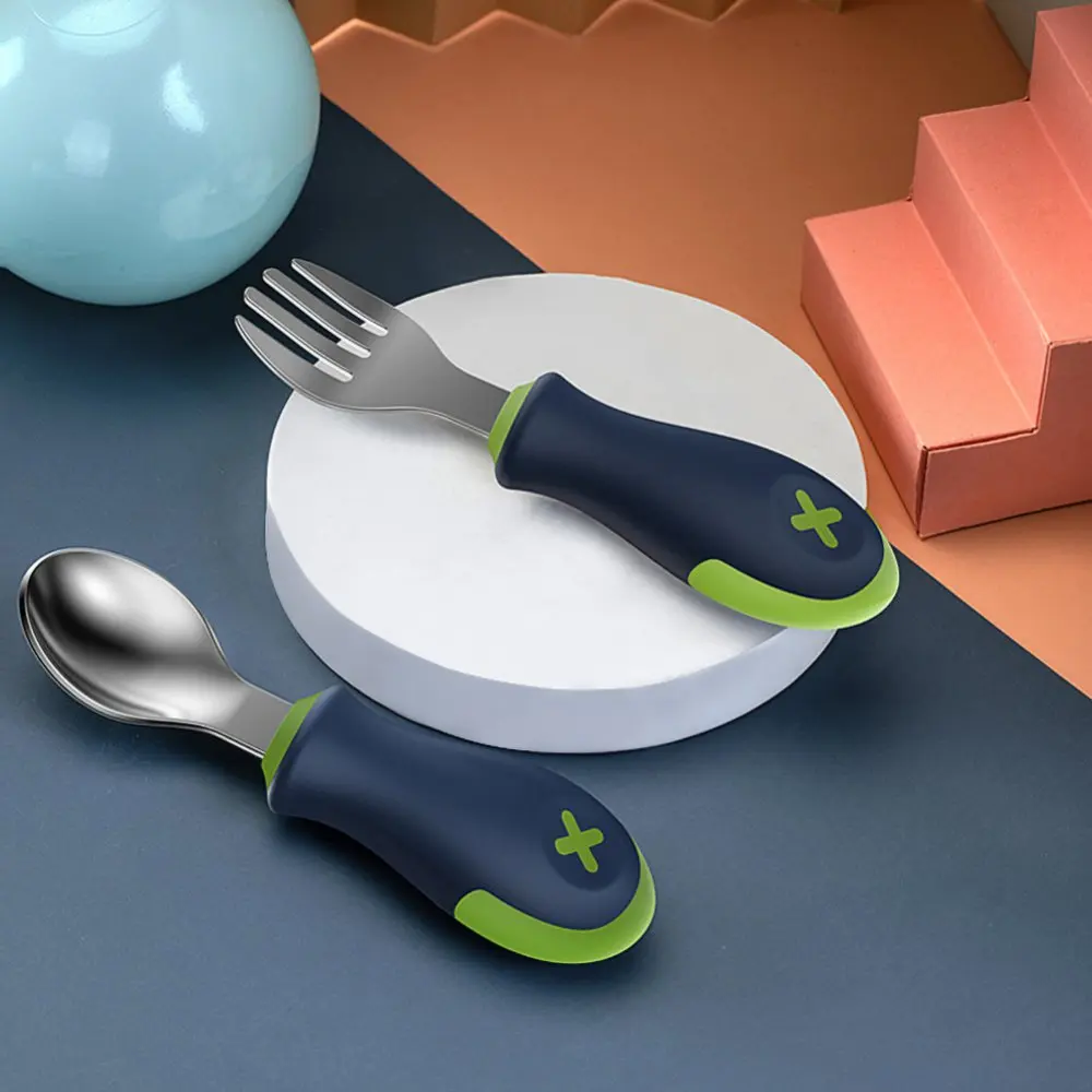 Детская посуда, столовая посуда из нержавеющей стали, ложка-вилка с короткими ручками, детский Тренировочный Набор для кормления, посуда дл...
Детская посуда, столовая посуда из нержавеющей стали, ложка-вилка с короткими ручками, детский Тренировочный Набор для кормления, посуда дл...