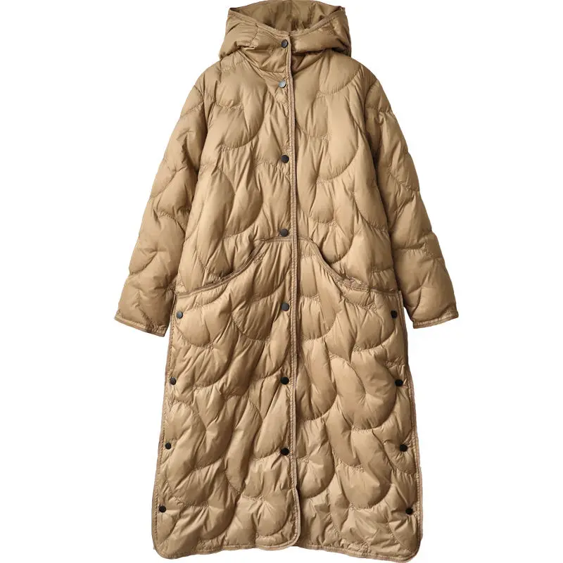 2021 Korean Autumn Winter White Duck Down Woman Jacket Coats Long Casual Slim Solid Color with Hodded Warm Down Outerwear Y34
2021 Korean Autumn Winter White Duck Down Woman Jacket Coats Long Casual Slim Solid Color with Hodded Warm Down Outerwear Y34