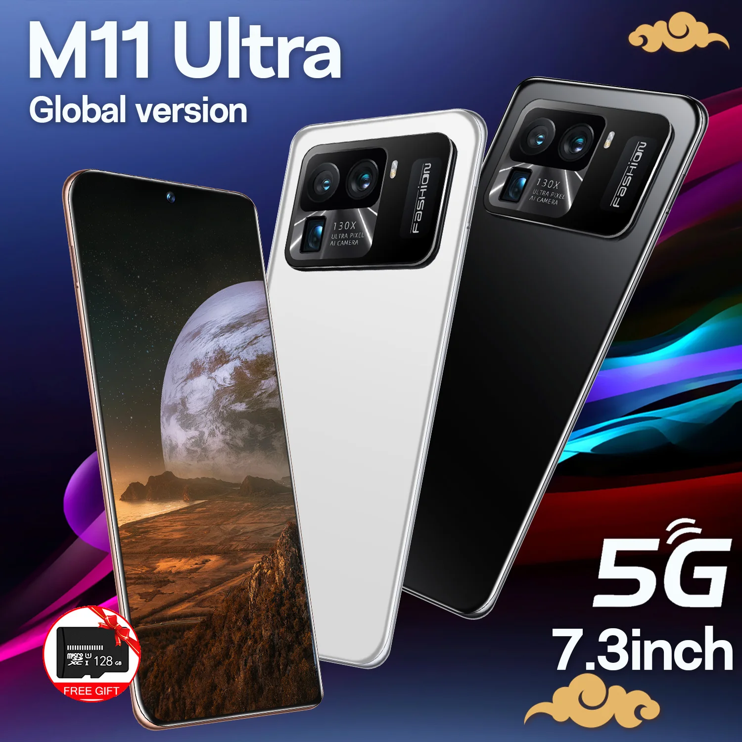 Original Celulars M11 Ultra 5G Smartphone 16GB+512GB 7.3 Inch Cellphone 6800mAh 48MP+64MP Unlocked Mobile Phone Android Phones
Original Celulars M11 Ultra 5G Smartphone 16GB+512GB 7.3 Inch Cellphone 6800mAh 48MP+64MP Unlocked Mobile Phone Android Phones