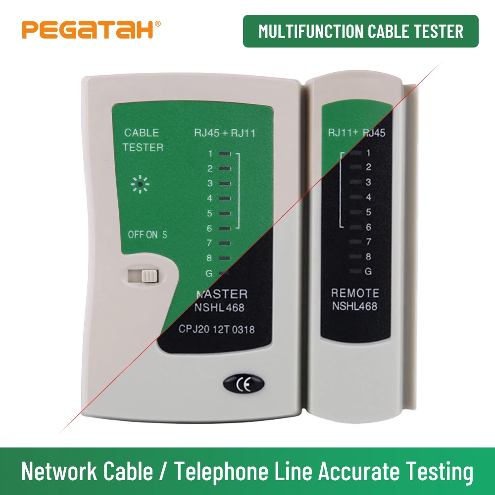 

Network cable tester 468 RJ45 RJ11 lan tester dual-use cable testing line finder tester cable rj45 Networking tool Line finder