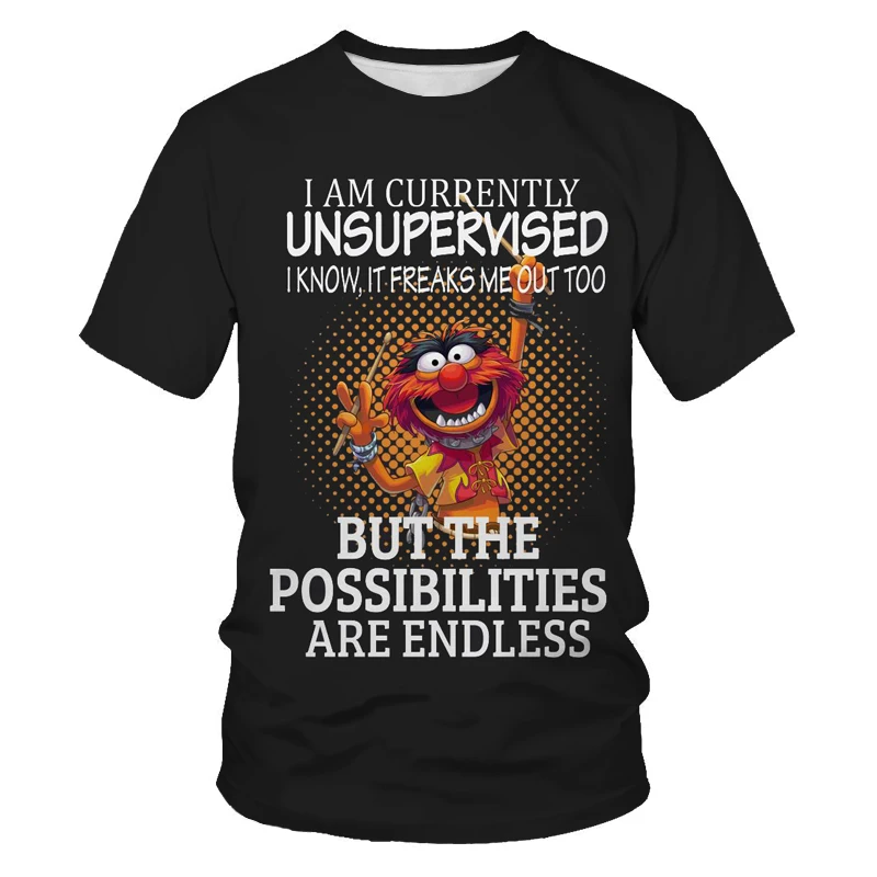 Cartoon animation casual student summer men and women T-shirt couple loose personality O-neck shirt short sleeve 3D printing
Cartoon animation casual student summer men and women T-shirt couple loose personality O-neck shirt short sleeve 3D printing