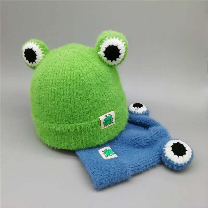 New Autumn And Winter Children's Warm Hat Cute Casual Frog Plush Knitted Woolen Hat Baby Fashion Frog Hat
New Autumn And Winter Children's Warm Hat Cute Casual Frog Plush Knitted Woolen Hat Baby Fashion Frog Hat
