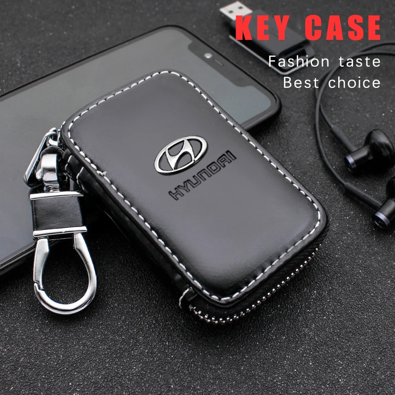 Leather Car Emblem Key Holder Bag Case cover Bag Wallet For Hyundai Tucson i30 Solaris 2021 elantra i40 ix35 Creta Accessories
Leather Car Emblem Key Holder Bag Case cover Bag Wallet For Hyundai Tucson i30 Solaris 2021 elantra i40 ix35 Creta Accessories