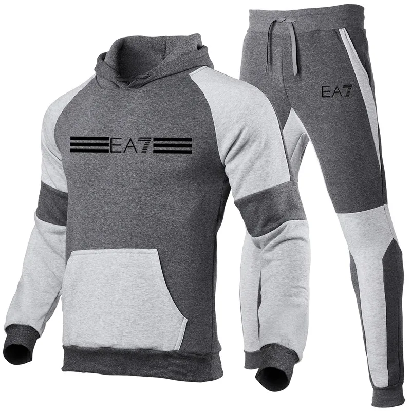 2020 2-piece sportswear men's hooded sweatshirt + pantsPullover hooded sportswear suit Ropa Hombre casual men's clothes size S
2020 2-piece sportswear men's hooded sweatshirt + pantsPullover hooded sportswear suit Ropa Hombre casual men's clothes size S