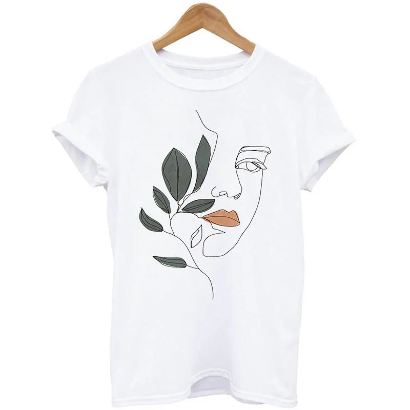Flowers Face Abstract Simple Women T-shirt Casual Summer Short Sleeve Funny T Shirt Gift For Lady Girl Top Tee Drop Ship Tshirt
Flowers Face Abstract Simple Women T-shirt Casual Summer Short Sleeve Funny T Shirt Gift For Lady Girl Top Tee Drop Ship Tshirt