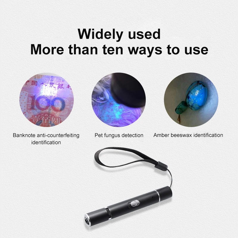 Wood's Light Cat Dog Moss Light Pet Fungus Detection USB Lamp Outside The Pet Skin Disease 365UV Black Mirror UV Detection Lamp
Wood's Light Cat Dog Moss Light Pet Fungus Detection USB Lamp Outside The Pet Skin Disease 365UV Black Mirror UV Detection Lamp