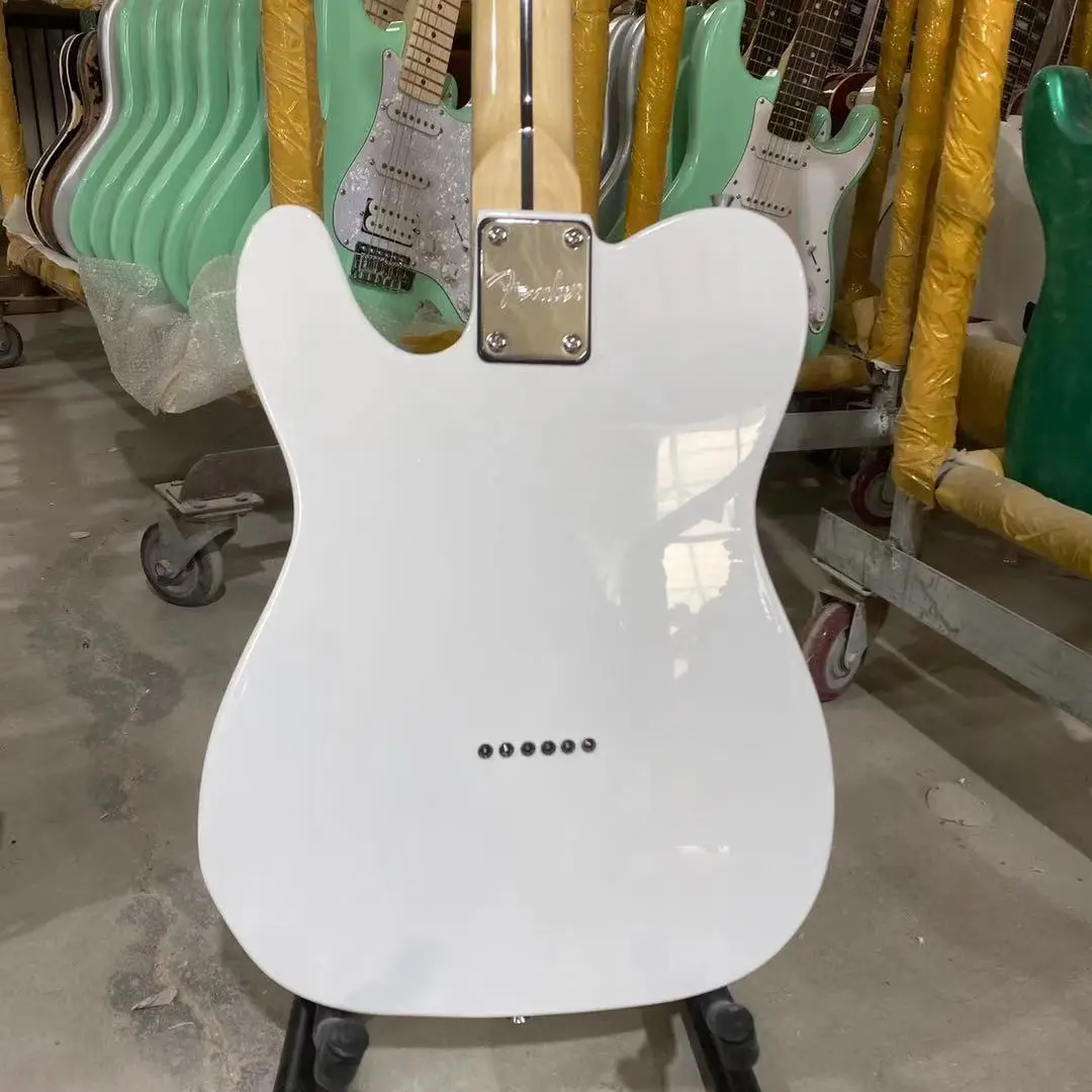 Tele Electric Guitar Three Pickups Red Tortoise Shell Pickguard White Color Free Shipping
Tele Electric Guitar Three Pickups Red Tortoise Shell Pickguard White Color Free Shipping