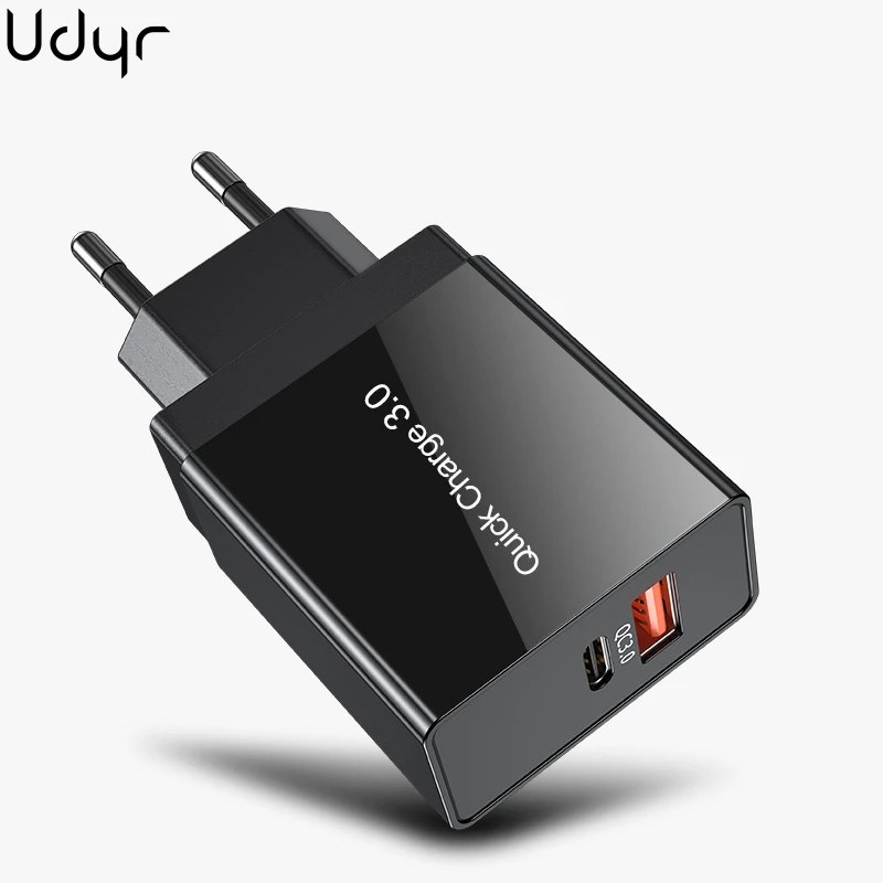 Устройство для быстрой зарядки Udyr USB 4 0 3 36 Вт зарядное устройство PD Type C быстрое