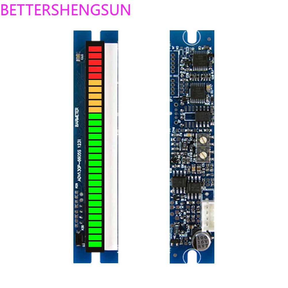 Power amplifier volume level display board 30 segments 66mm LED level volume display music spectrum
Power amplifier volume level display board 30 segments 66mm LED level volume display music spectrum
