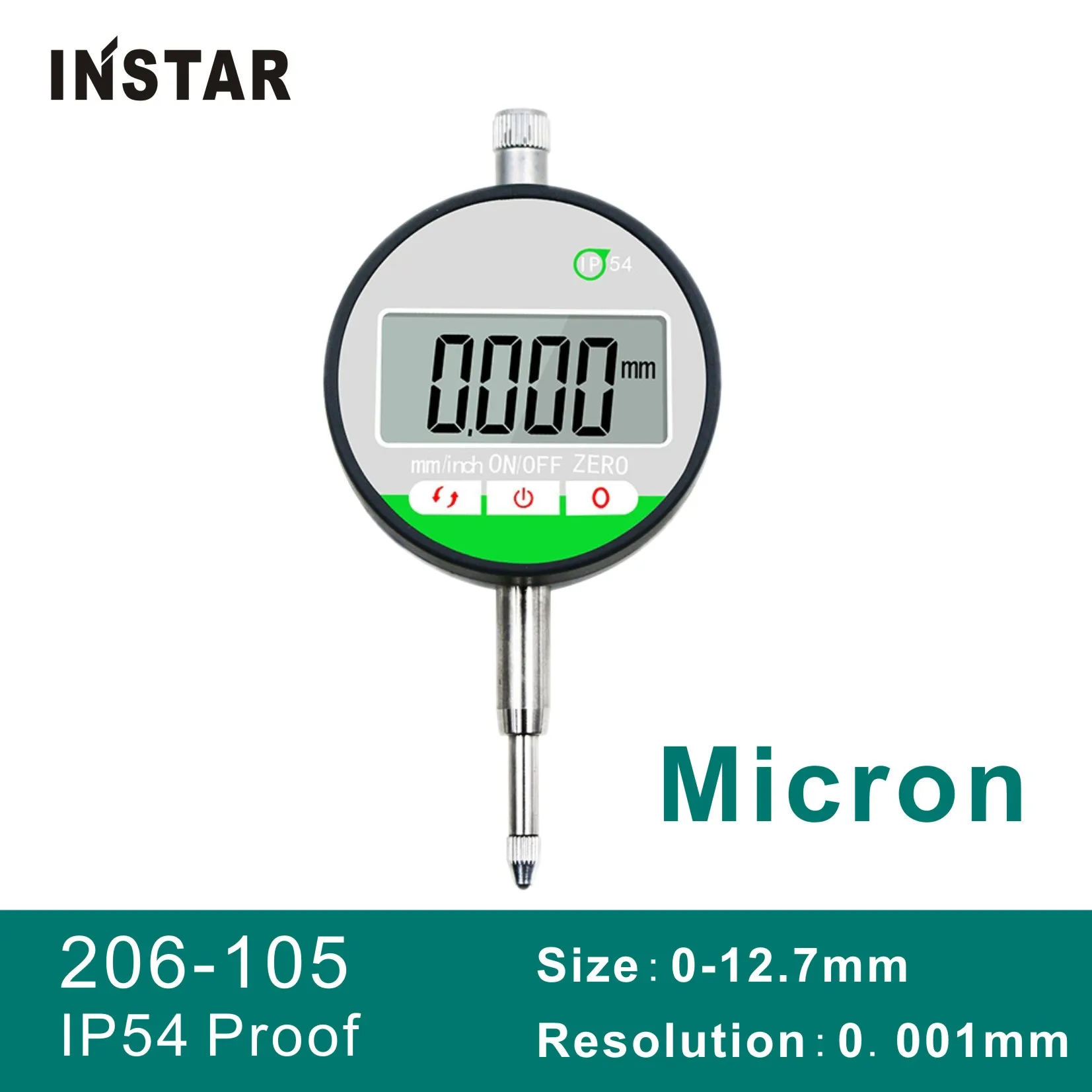 Цифровой индикатор INSTAR 0-25,4 мм
Цифровой индикатор INSTAR 0-25,4 мм