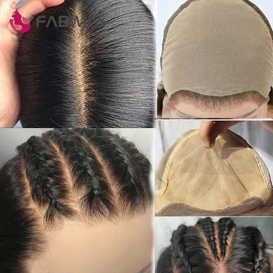 Парики Fabwigs парик из малайзийских волос с имитацией кожи головы прозрачный 13X6