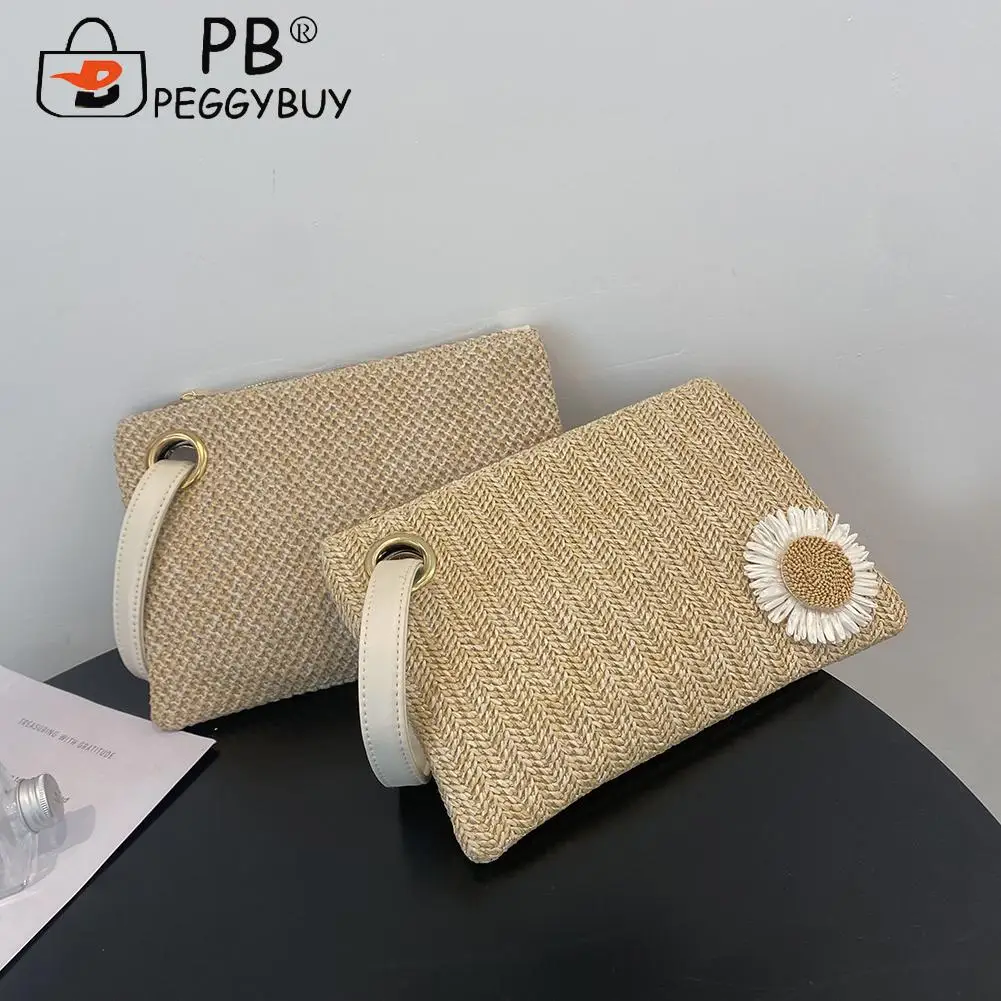 Vacation Casual Ladies Small Phone Pocket Women Beach Sunflower Wristlet Bag Casual Vintage Small Woven Purse
Vacation Casual Ladies Small Phone Pocket Women Beach Sunflower Wristlet Bag Casual Vintage Small Woven Purse
