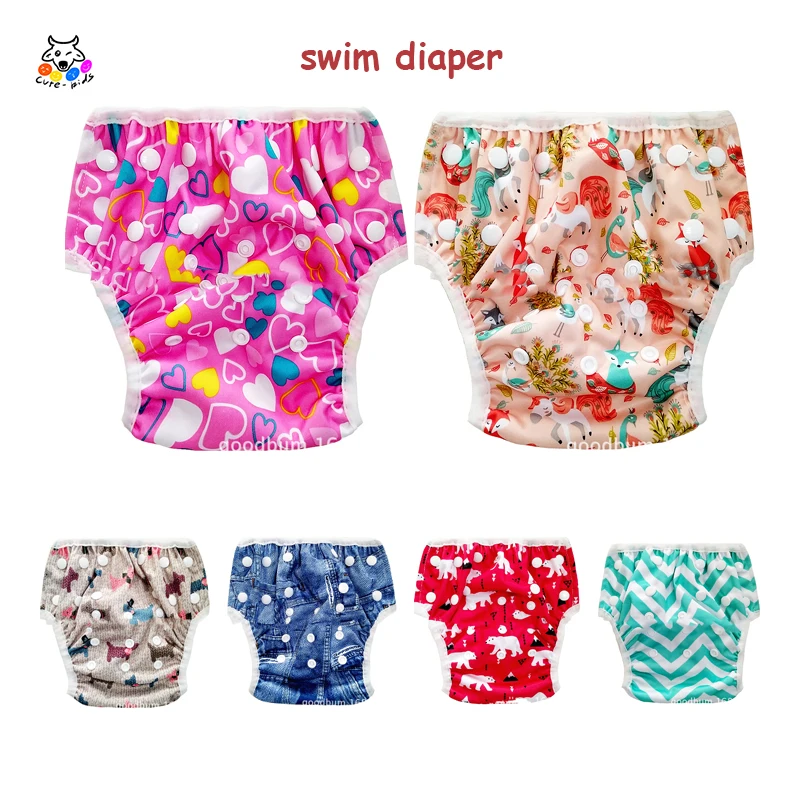 Baby Swim Diapers Cloth Waterproof Reusable Swimsuit Cartoon Nappies Applied To Swimming Pool Adjustable Size for 3-5-10-15kg
Baby Swim Diapers Cloth Waterproof Reusable Swimsuit Cartoon Nappies Applied To Swimming Pool Adjustable Size for 3-5-10-15kg
