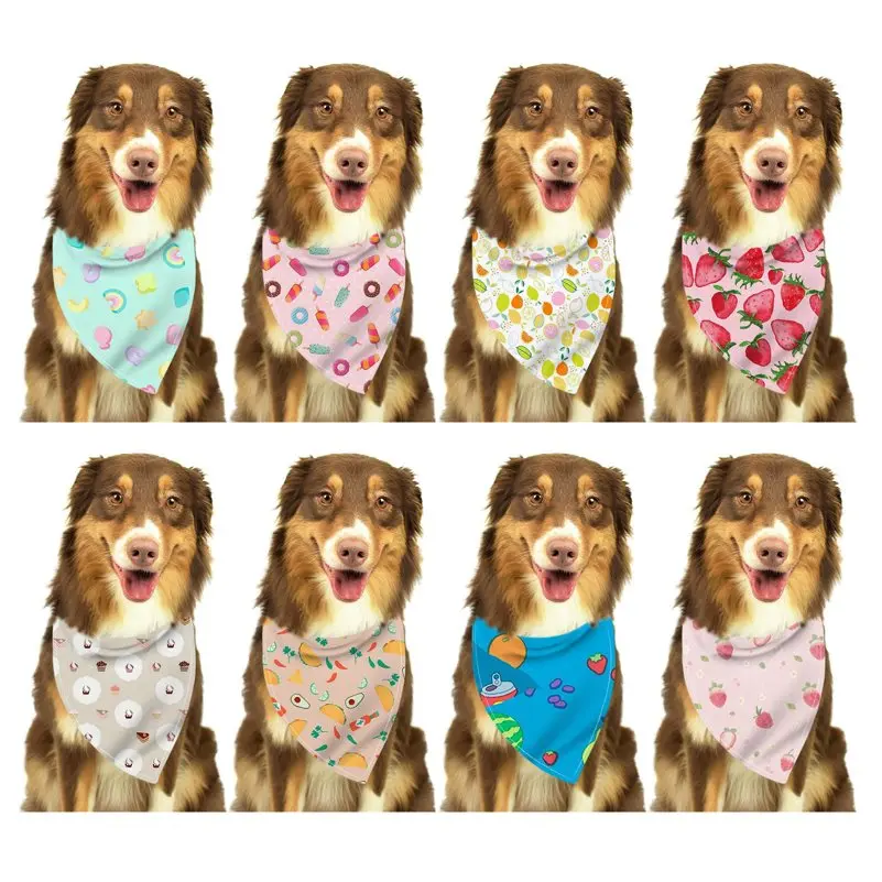 New Fruit Print Pet Grooming Bandanas Washable Dog Bandanas Scarf Bowties Collar Pet Triangular Bib For Puppies Kittens
New Fruit Print Pet Grooming Bandanas Washable Dog Bandanas Scarf Bowties Collar Pet Triangular Bib For Puppies Kittens