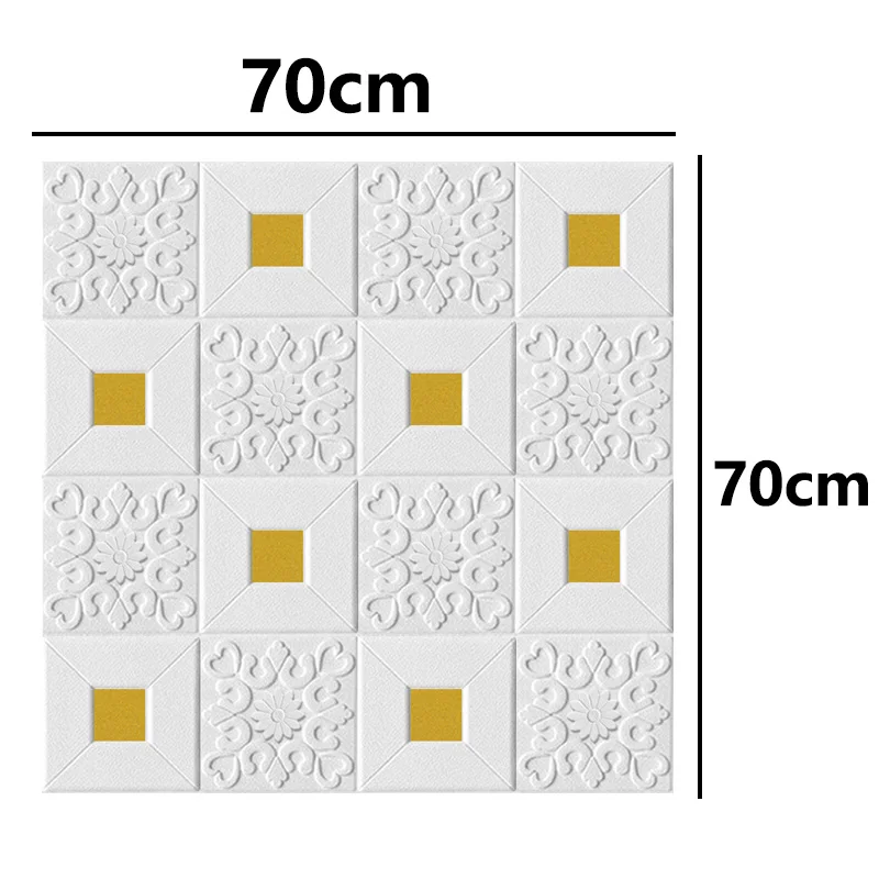 10pcs 3D Stereo Wall Stickers Self-adhesive Ceiling Decoration Sticker Roof Panels Foam Wallpaper Living Room Bedroom House Home
10pcs 3D Stereo Wall Stickers Self-adhesive Ceiling Decoration Sticker Roof Panels Foam Wallpaper Living Room Bedroom House Home