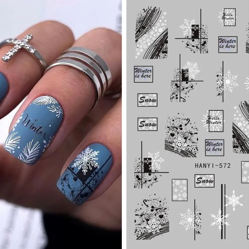 1pc Winter Christmas Snow Nail Sticker Snowflake New Year Xmas 3D Decals Nail Art Design Decor Accessories
1pc Winter Christmas Snow Nail Sticker Snowflake New Year Xmas 3D Decals Nail Art Design Decor Accessories