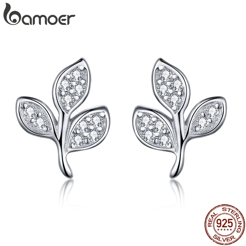 BAMOER Fashion 925 Sterling Silver Tree of Life Dazzling CZ Tree Leaves Stud Earrings For Women Sterling Silver Jewelry SCE431
BAMOER Fashion 925 Sterling Silver Tree of Life Dazzling CZ Tree Leaves Stud Earrings For Women Sterling Silver Jewelry SCE431
