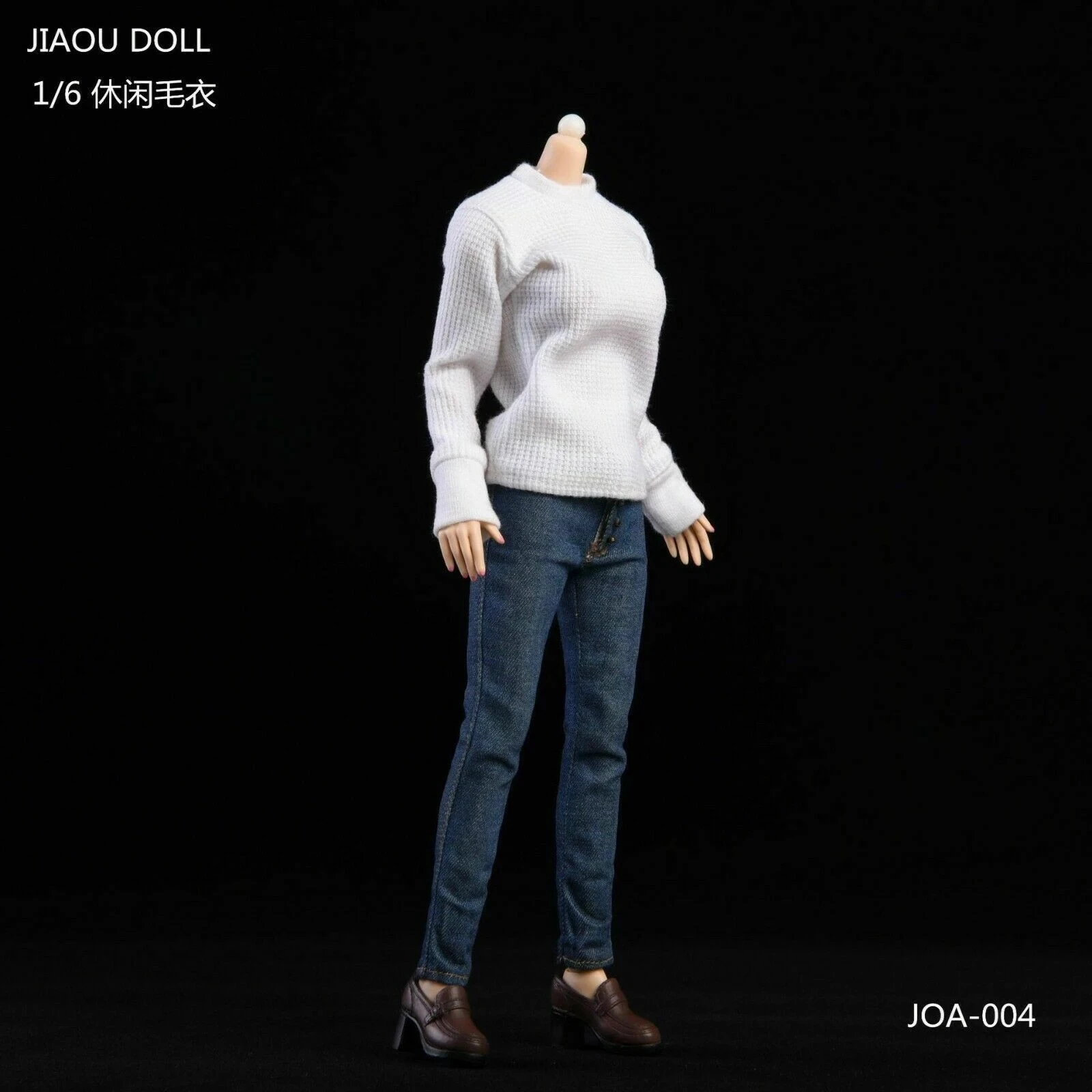 1/6 Scale Female Clothing White Sweater Blue Jeans Casual Clothes For 12inches Figure Action Toys Model Body Accessory In Stock
1/6 Scale Female Clothing White Sweater Blue Jeans Casual Clothes For 12inches Figure Action Toys Model Body Accessory In Stock