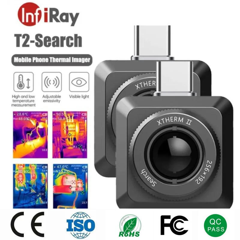 Инфракрасный Тепловизор InfiRay, внешняя фотокамера с ночным видением для телефона, тепловизор типа C, фотокамера
Инфракрасный Тепловизор InfiRay, внешняя фотокамера с ночным видением для телефона, тепловизор типа C, фотокамера