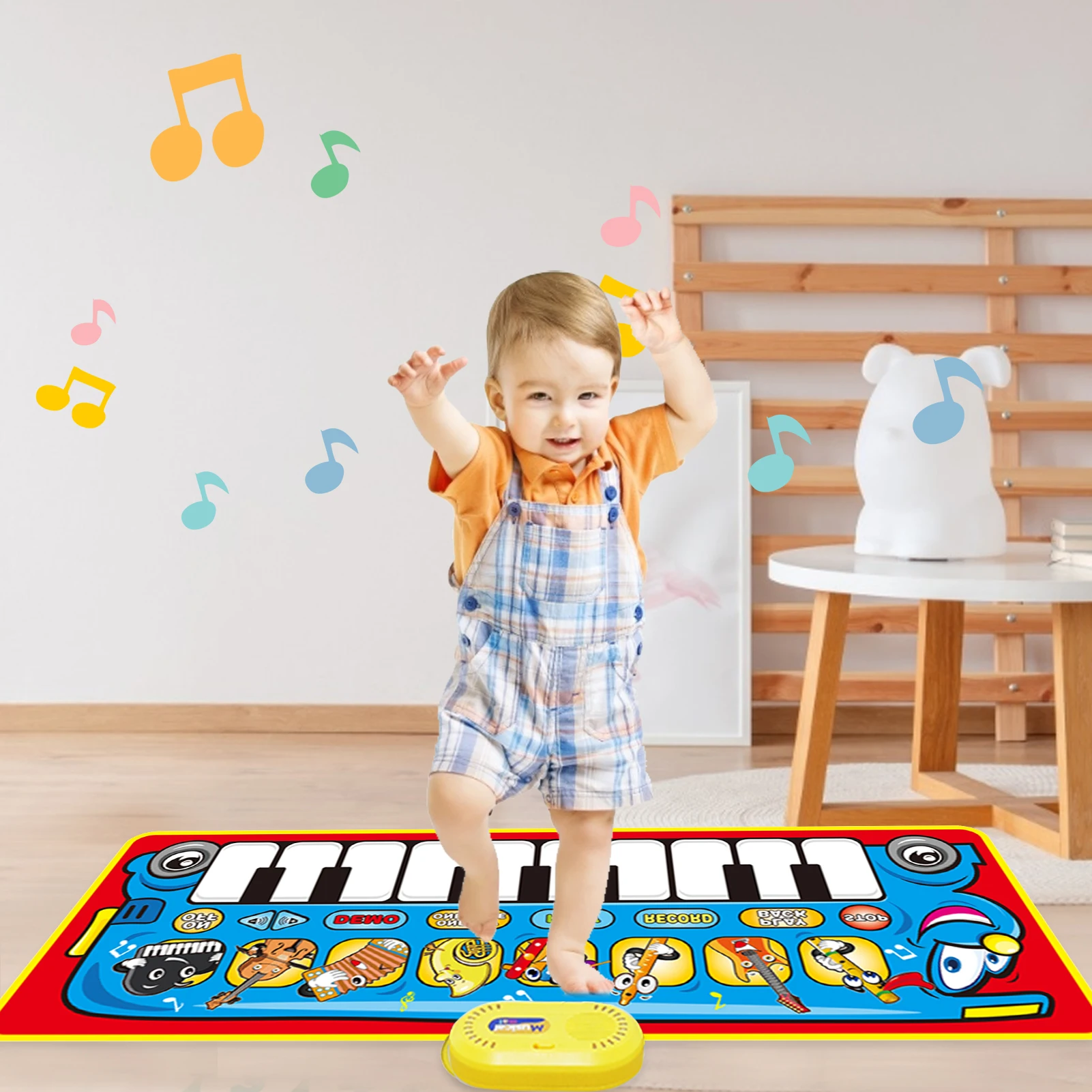 Musical Mat Baby Play Piano Mat Keyboard Toy Music Instrument Montessori Toys Crawling Rug Educational Toys for Kid Gifts
Musical Mat Baby Play Piano Mat Keyboard Toy Music Instrument Montessori Toys Crawling Rug Educational Toys for Kid Gifts