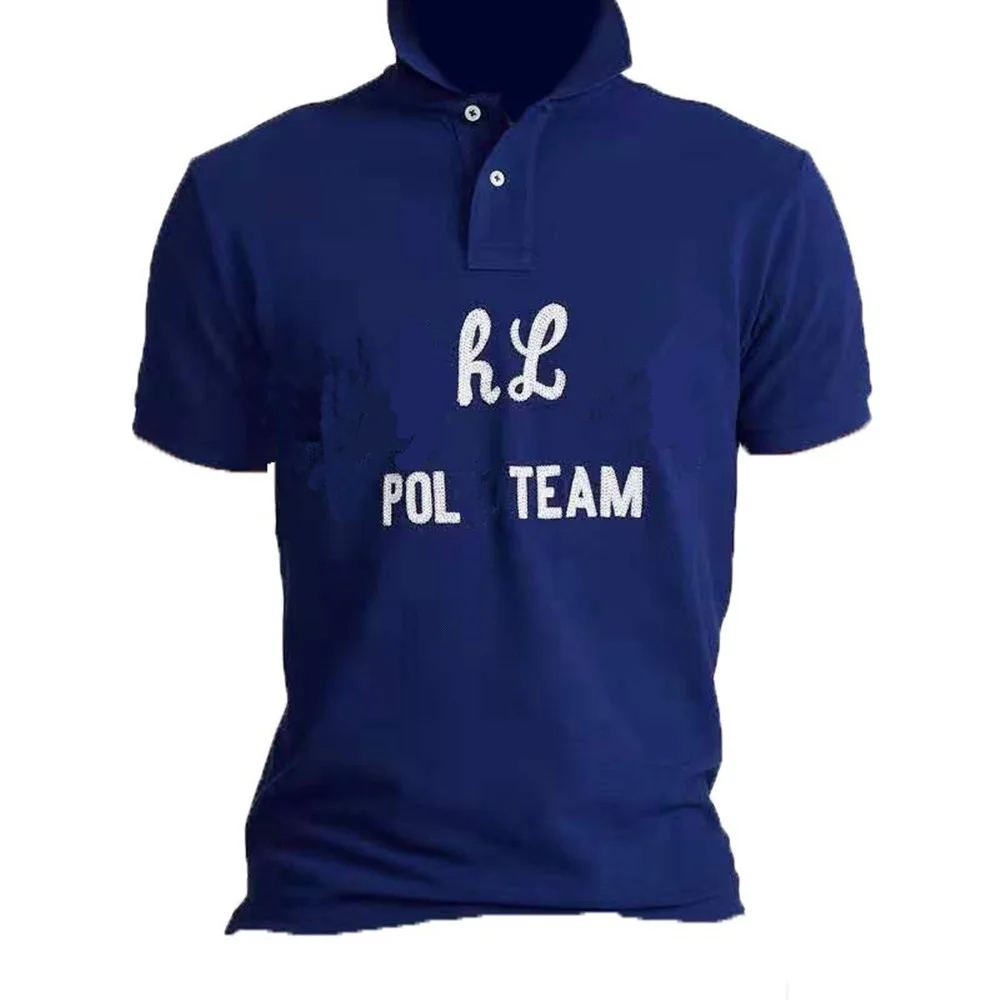 100% Cotton Embroidery Polo Shirts Men Short Sleeve Navy Blue Pony Men Polos Quality Summer Brand Ralp Polo Team Men Clothing
100% Cotton Embroidery Polo Shirts Men Short Sleeve Navy Blue Pony Men Polos Quality Summer Brand Ralp Polo Team Men Clothing