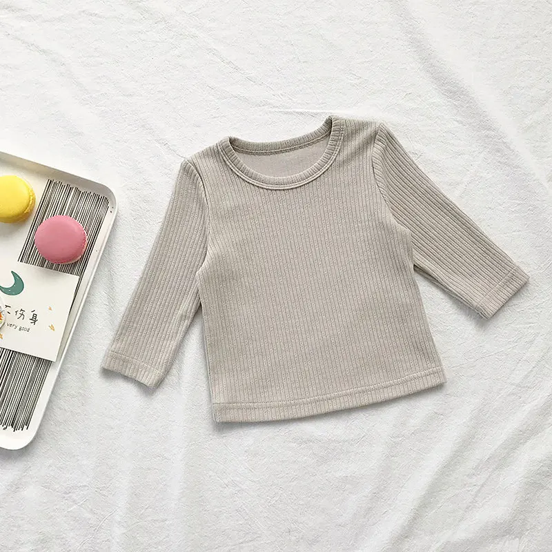 Korean version of children's children's bottoming shirt autumn new product long-sleeved solid color T-shirt TZ66
Korean version of children's children's bottoming shirt autumn new product long-sleeved solid color T-shirt TZ66