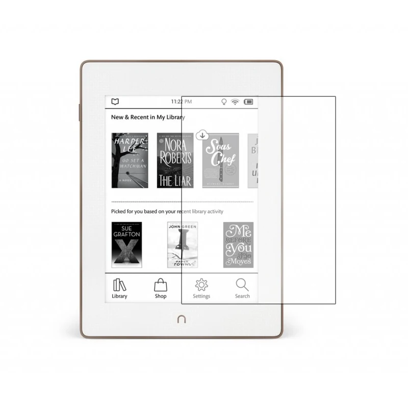 2pcs Clear/Matte LCD Screen Protector for Nook Glowlight Plus Shield Film e-Reader Accessories
2pcs Clear/Matte LCD Screen Protector for Nook Glowlight Plus Shield Film e-Reader Accessories
