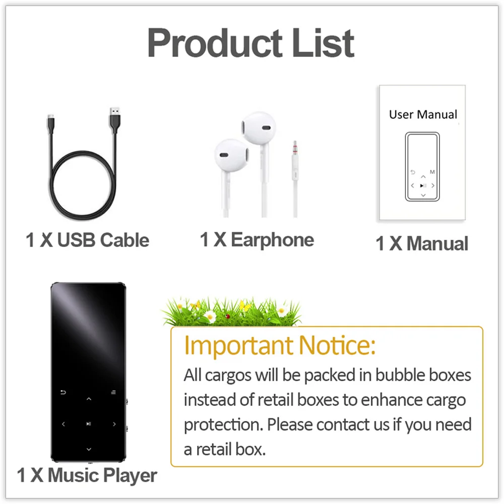 REDANT MP3 плеер с Bluetooth hifi музыкальный без потерь fm-радио динамик наушники Спорт MP 3