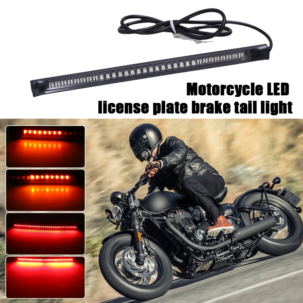 48LED Motorcycle LED Strip License Plate Tail Brake Light Amber Turn Signal DRL Flexible Lights Strip ATV Motorcycle Accessories
48LED Motorcycle LED Strip License Plate Tail Brake Light Amber Turn Signal DRL Flexible Lights Strip ATV Motorcycle Accessories