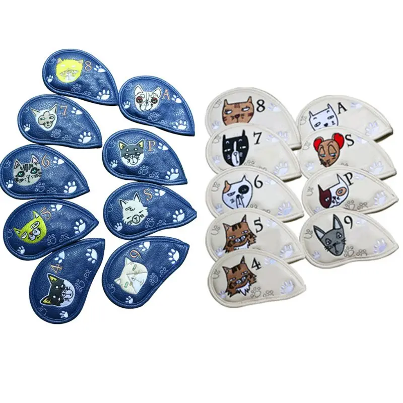 F2TC 9x PU Leather Golf Irons Headcovers Cartoon Synthetic Golf Iron for Head Covers Set Headcover Fit Most Brands for w/ Magic
F2TC 9x PU Leather Golf Irons Headcovers Cartoon Synthetic Golf Iron for Head Covers Set Headcover Fit Most Brands for w/ Magic
