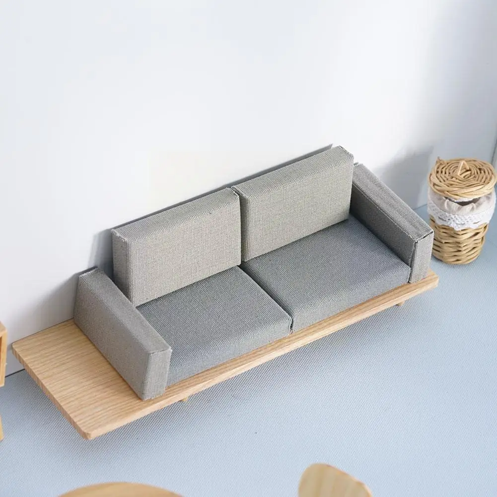 1/12 Mini Simulation Dollhouse Fraxinus Mandshurica Sofa Decoration Ob11 Miniature Furniture E6U4 
1/12 Mini Simulation Dollhouse Fraxinus Mandshurica Sofa Decoration Ob11 Miniature Furniture E6U4