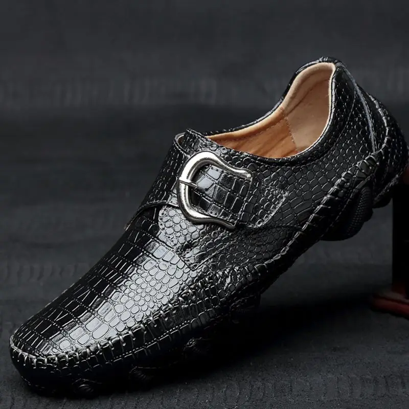 Мужские туфли из крокодиловой кожи, черные повседневные туфли, размер 46, 47, весна-осень 2021
Мужские туфли из крокодиловой кожи, черные повседневные туфли, размер 46, 47, весна-осень 2021